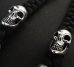 Photo5: Single Skull & 2 Old Bulldogs With braid leather necklace On 2 Skulls (5)