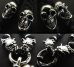 Photo4: Half Single Skull & 2Half Old Bulldogs With braid leather necklace On 2Half Skulls (4)