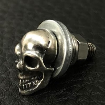 Photo2: Skull Bolt & Nut