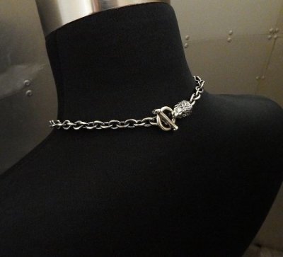 Photo2: 7Chain with quarter lion & quarter T-bar necklace