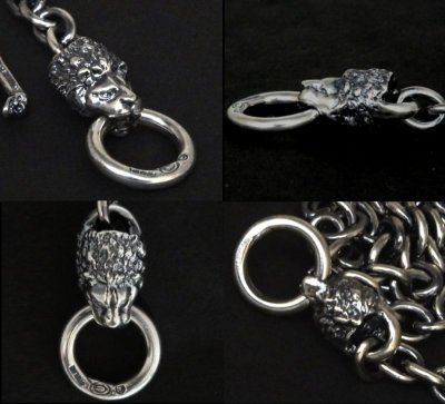 Photo5: 7Chain with quarter lion & quarter T-bar necklace