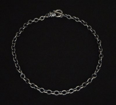 Photo3: 7Chain with quarter old bulldog & quarter T-bar necklace