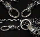 More Photo1: 7Chain with quarter old bulldog & quarter T-bar necklace