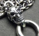 More Photo1: 3.9Chain with 1/8 skull & 1/16 Classic T-bar Necklace