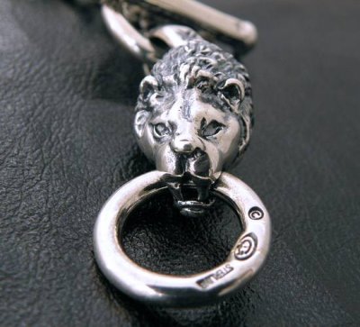 Photo4: Half lion with O-ring & 7chain necklace