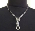 More Photo2: Half lion with O-ring & 7chain necklace