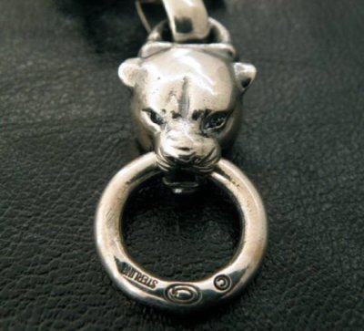 Photo3: Half panther with O-ring & 7chain necklace