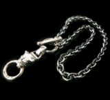 Half bulldog with O-ring & 7chain necklace