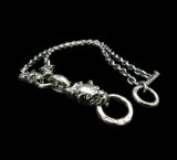 Half Old Bulldog & 2 Quarter Old Bulldog With 6 Chain Necklace