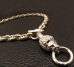 Photo5: Medium Platinum Finish Lion With Quarter 10k Gold H.W.O & Anchor Chain Links Necklace