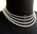 Photo2: 3.9Chain & 1/16 Classic T-bar Necklace (Platinum Finish) (2)