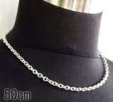 6Chain & Quarter T-bar Necklace (Platinum Finish)