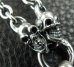 Photo10: Quarter Single Skull Dagger Square Bottom With 2 Quarter Skulls Necklace