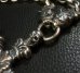 Photo19: 3 Skulls On Both Side 4 Heart Crown Cross Double Face Dagger & Bulldogs Small Oval Chain Links Necklace