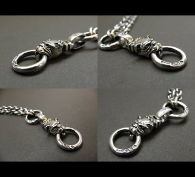 Photo5: Quarter Old Bulldog & 6Chain Necklace