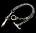 Photo1: Quarter Dagger With Skull 6Chain Necklace (1)