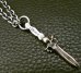 Photo4: Quarter Dagger With Skull 6Chain Necklace