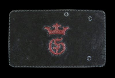 Photo1: Stingray G&Crown Inlay Hippo Long Wallet