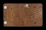 Hair-On Medium Leopard Long Wallet