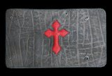 Stingray 4Heart Cross Inlay Elephant Long Wallet