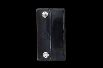 Photo2: Atelier Mark Long Wallet Early model (Black)