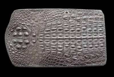 Photo1: Crocodile Head Long Wallet