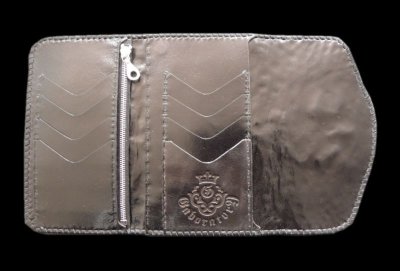 Photo2: Crocodile Head Long Wallet