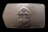 Stingray Cross Inlay Buffalo Long Wallet