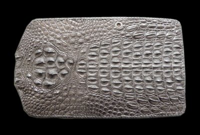 Photo1: Crocodile Head Long Wallet