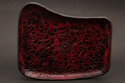 Photo1: Gaboratory Leather Gun Tray Original M-size [Burgundy]