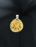 Photo12: Pure Gold Wrap 1/16 Maltese Cross Blob Pendant