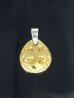 Photo17: Pure Gold Wrap 1/16 Constantine Cross Blob Pendant 