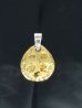 Photo16: Pure Gold Wrap 1/16 Constantine Cross Blob Pendant 