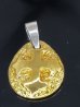 Photo8: Pure Gold Wrap 1/16 Constantine Cross Blob Pendant 