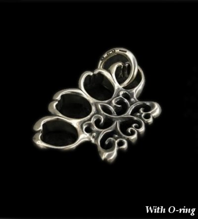 Photo1: Knuckle Duster Pendant (Quarter)