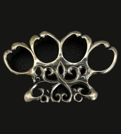 Photo2: Knuckle Duster Pendant (Quarter)