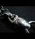 Photo12: Bulldog With Single Skull Drop Pendant