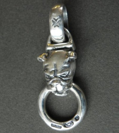 Photo3: Half Bulldog Pendant