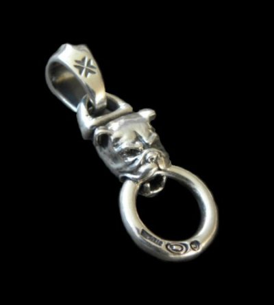 Photo1: Quarter Bulldog Pendant