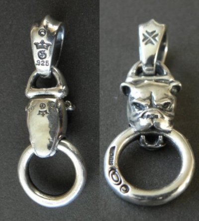 Photo5: Quarter Bulldog Pendant