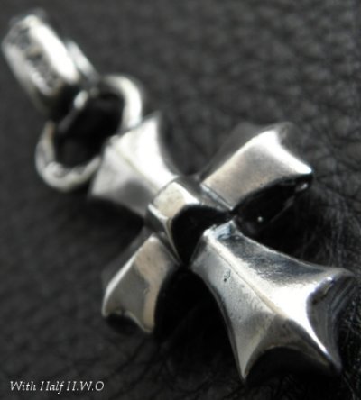 Photo2: Asymmetry Gothic Cross Pendant