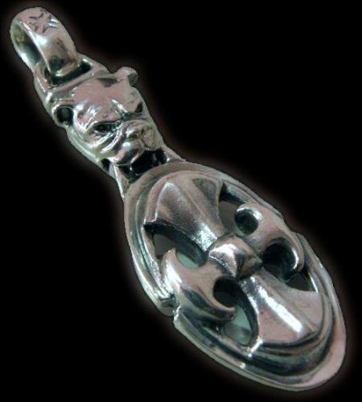 Photo1: Bulldog & Battle-Ax Pendant