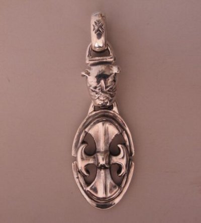 Photo3: Bulldog & Battle-Ax Pendant