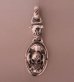 Photo3: Bulldog & Battle-Ax On Skull Pendant (3)