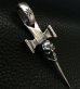 Photo3: Single Skull Dagger Square Bottom & H.W.O Pendant