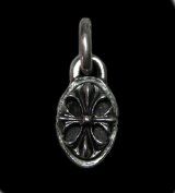 Sculpted Oval & Cross Oval Pendant