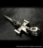 More Photo2: Quarter Single Skull Dagger Square Bottom & H.W.O Pendant