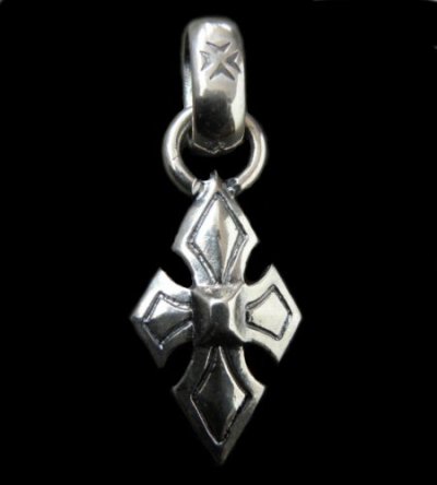 Photo1: Rhombus Cross With H.W.O Pendant