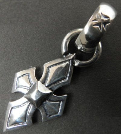 Photo2: Rhombus Cross With H.W.O Pendant