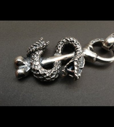 Photo4: Snake Bone With H.W.O Pendant